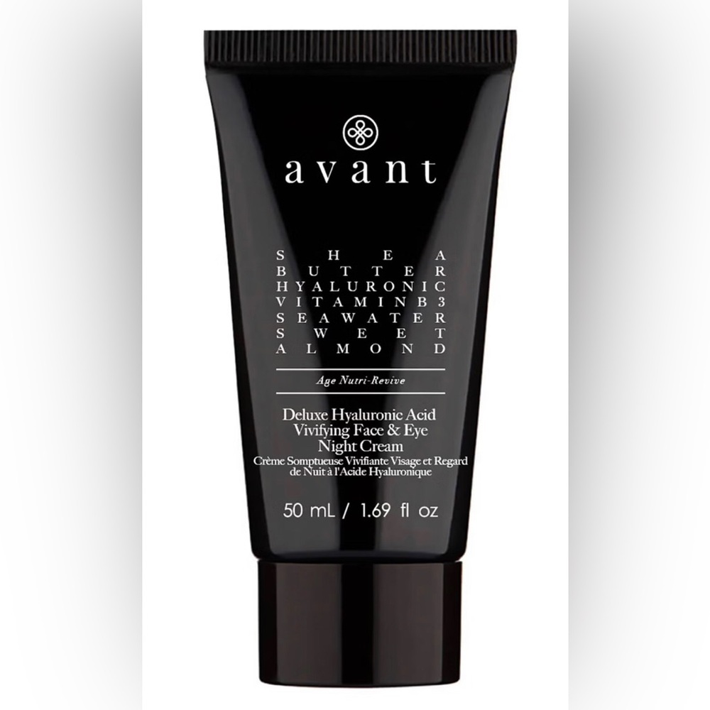 NEW Avant Skincare Deluxe Hyaluronic Acid Vivifying Face & Eye Night Cream 50 mL